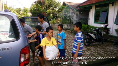 tebar sembako 2016